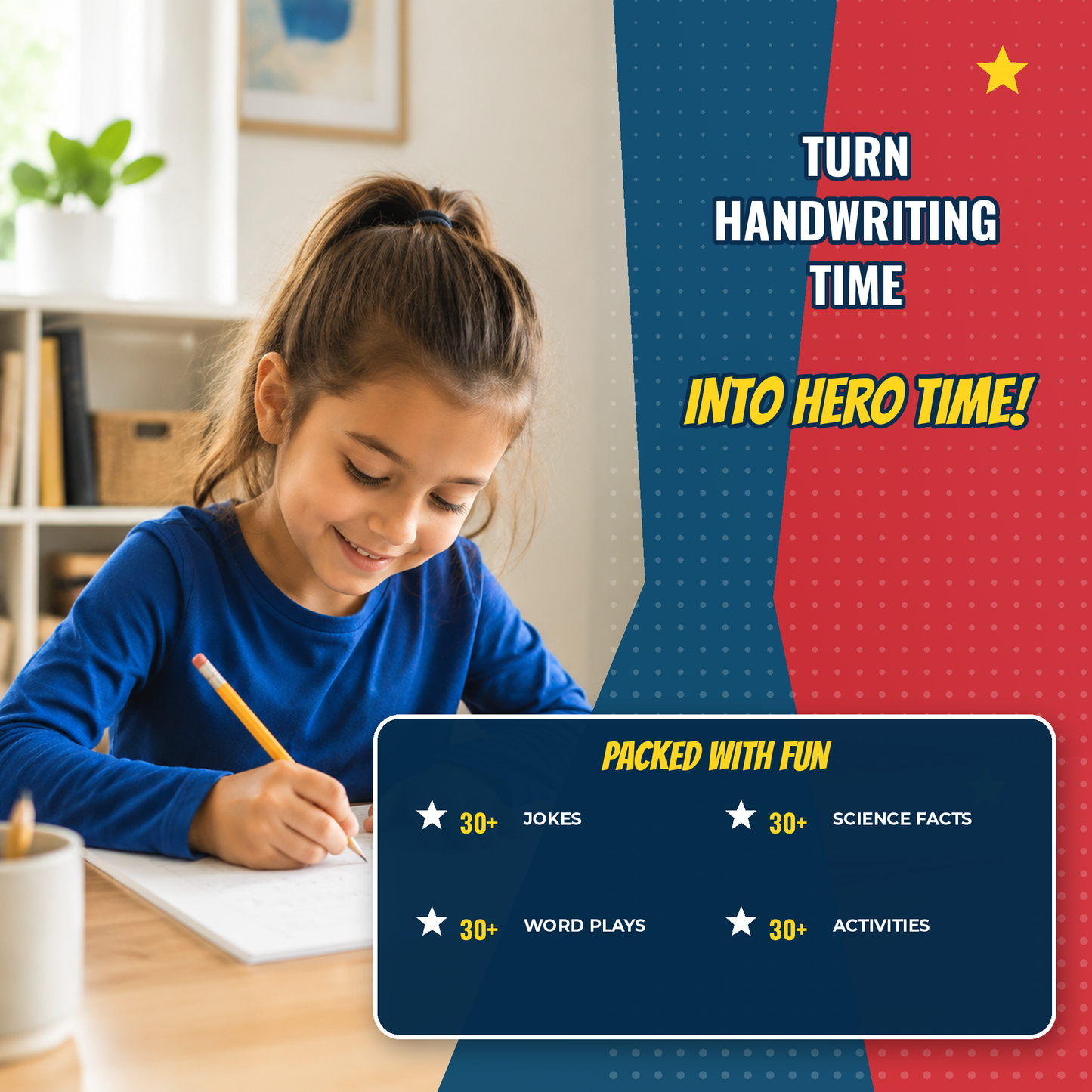 Superhero Handwriting Workbook